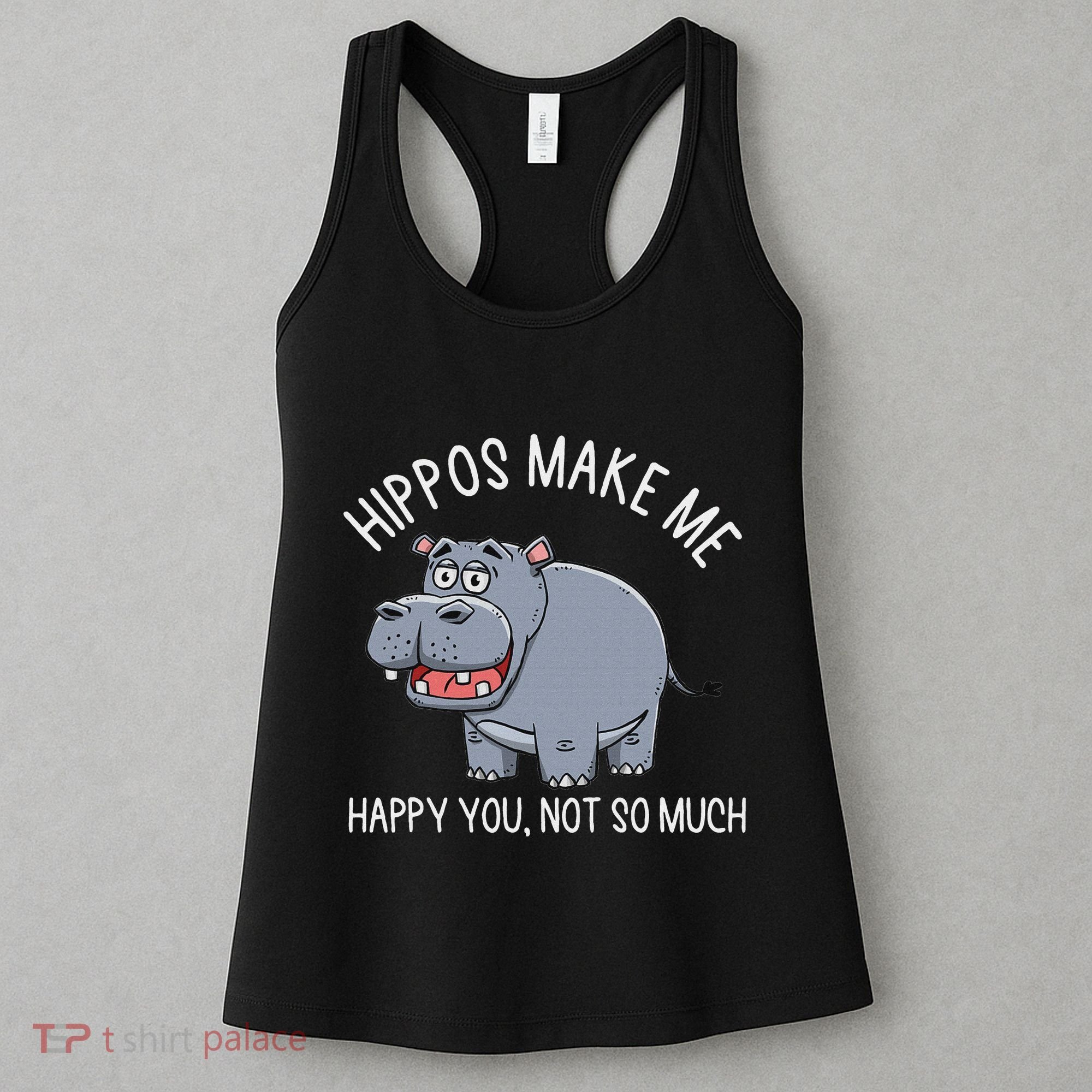 Hippopotamus Zookeeper Hippotology Hippo Lover Women's Tank Top