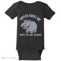 Hippopotamus Zookeeper Hippotology Hippo Lover Baby Bodysuit thumb 0