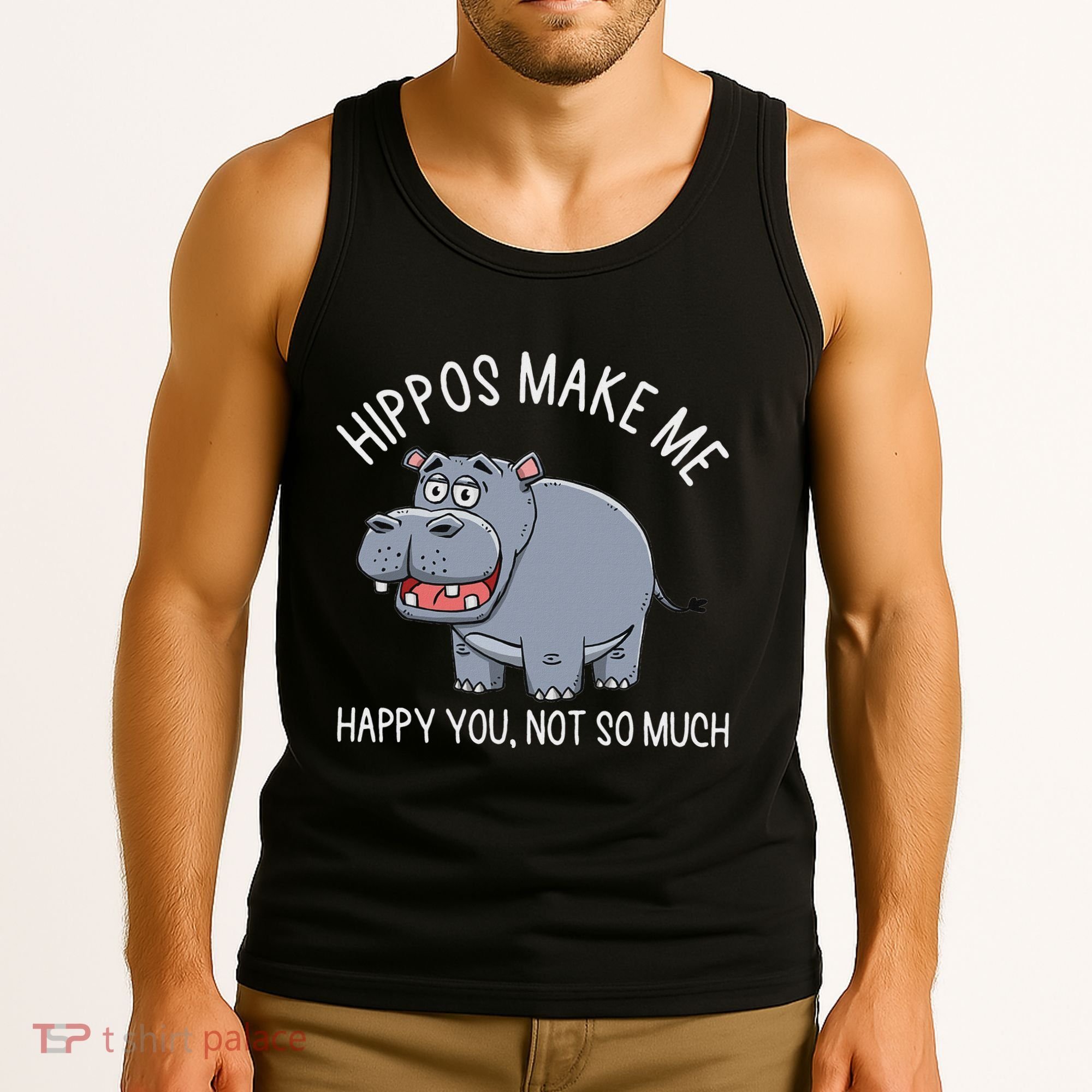Hippopotamus Zookeeper Hippotology Hippo Lover Tank Top