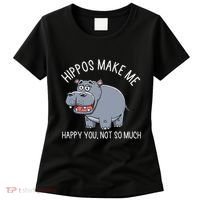 Hippopotamus Zookeeper Hippotology Hippo Lover Women's T-Shirt thumb 0