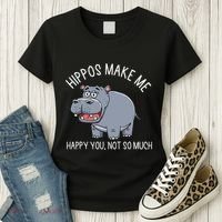 Hippopotamus Zookeeper Hippotology Hippo Lover Women's T-Shirt thumb 3