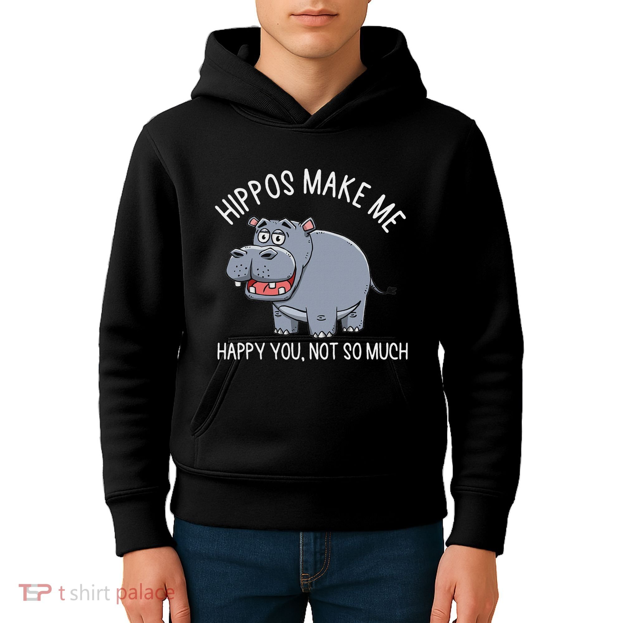 Hippopotamus Zookeeper Hippotology Hippo Lover Kids Hoodie