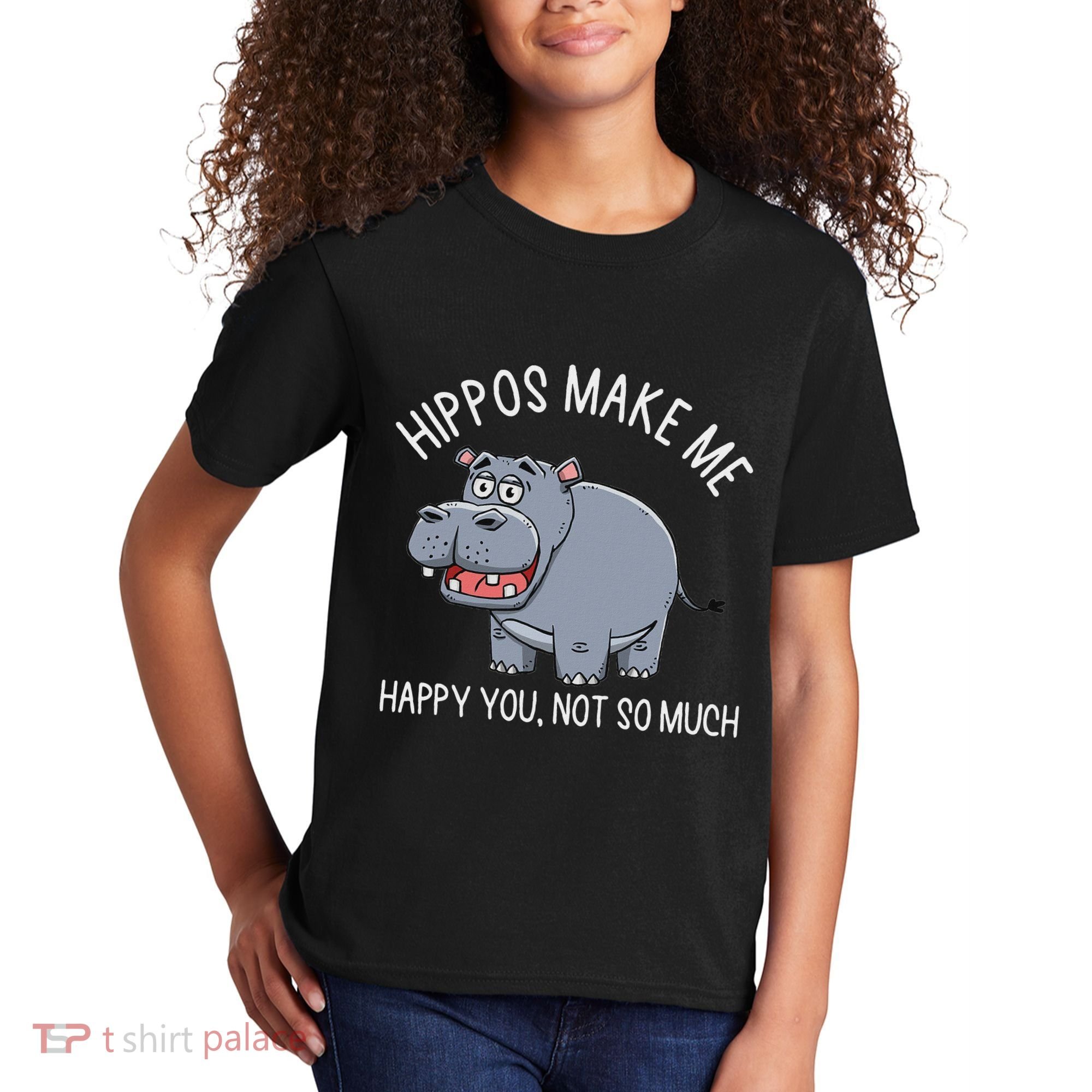 Hippopotamus Zookeeper Hippotology Hippo Lover Kids T-Shirt