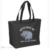 Hippopotamus Zookeeper Hippotology Hippo Lover Tote Bag thumb 2