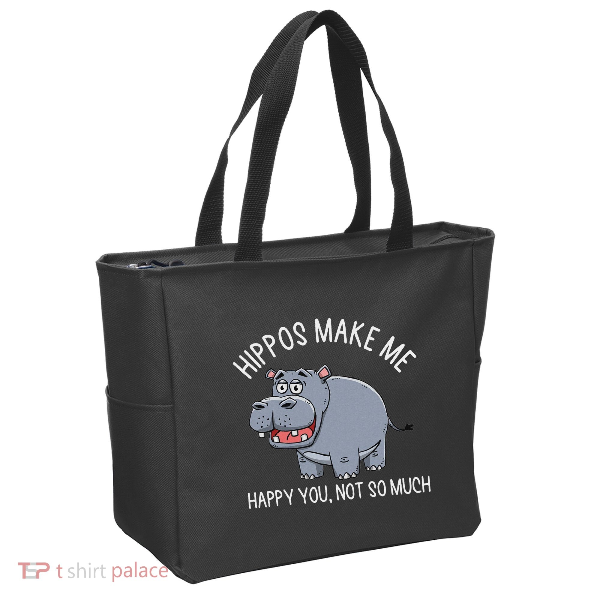 Hippopotamus Zookeeper Hippotology Hippo Lover Tote Bag