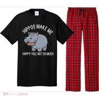 Hippopotamus Zookeeper Hippotology Hippo Lover Gift Pajama Set thumb 0