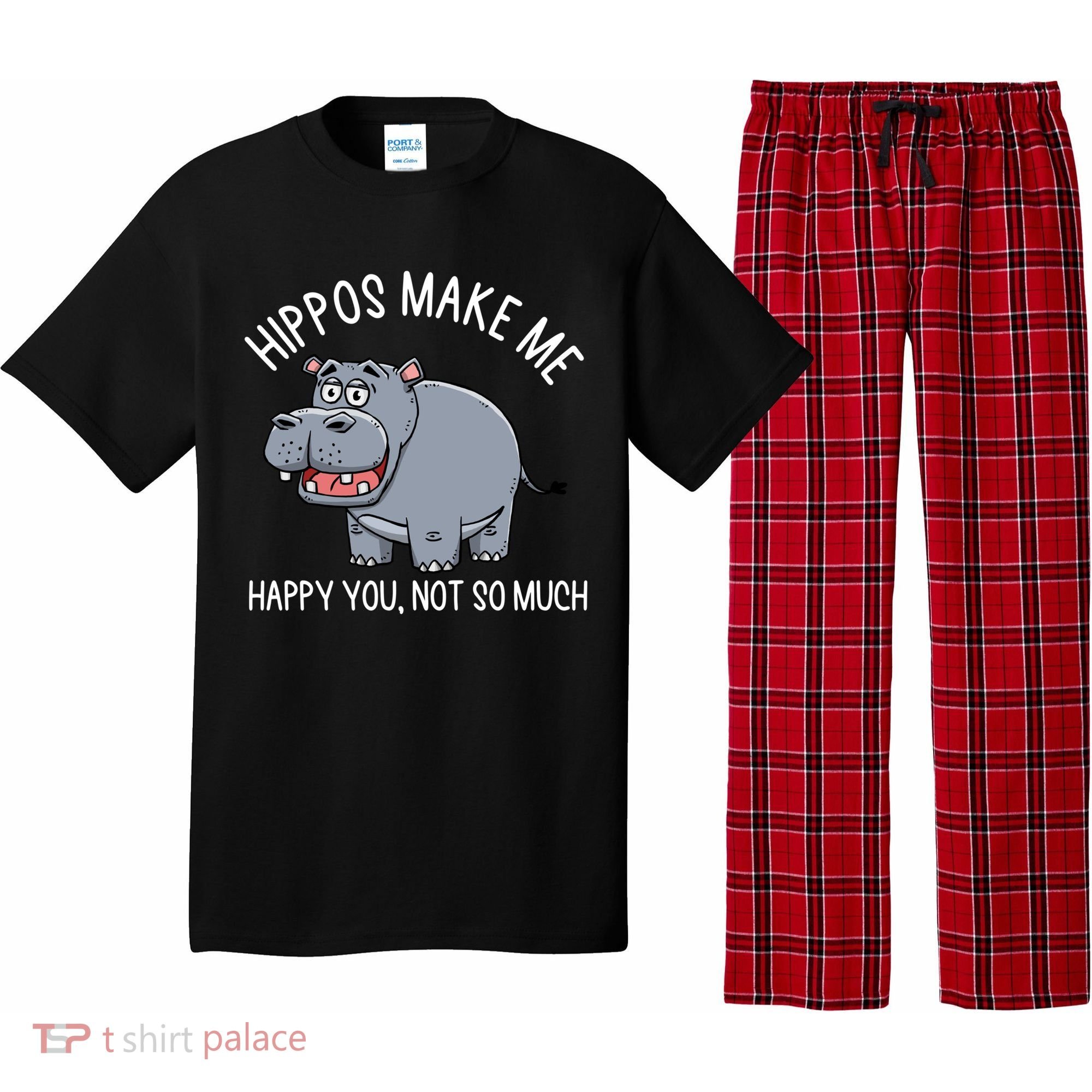 Hippopotamus Zookeeper Hippotology Hippo Lover Gift Pajama Set