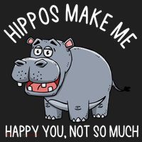Hippopotamus Zookeeper Hippotology Hippo Lover Gift Golf Towel thumb 3