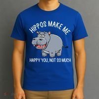 Hippopotamus Zookeeper Hippotology Hippo Lover Gift T-Shirt thumb 3