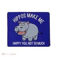Hippopotamus Zookeeper Hippotology Hippo Lover Gift Mousepad thumb 0