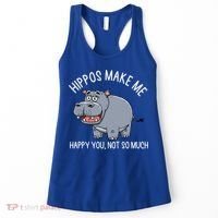 Hippopotamus Zookeeper Hippotology Hippo Lover Gift Women's Tank Top thumb 0