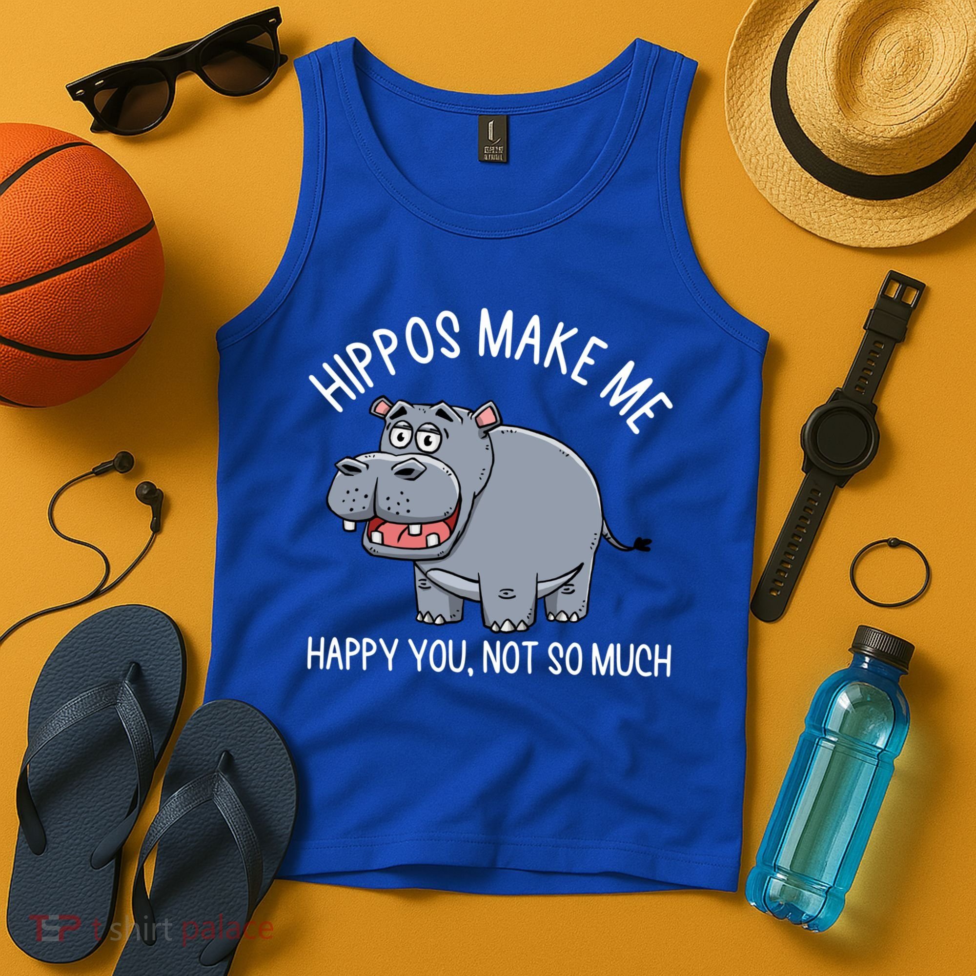 Hippopotamus Zookeeper Hippotology Hippo Lover Gift Tank Top