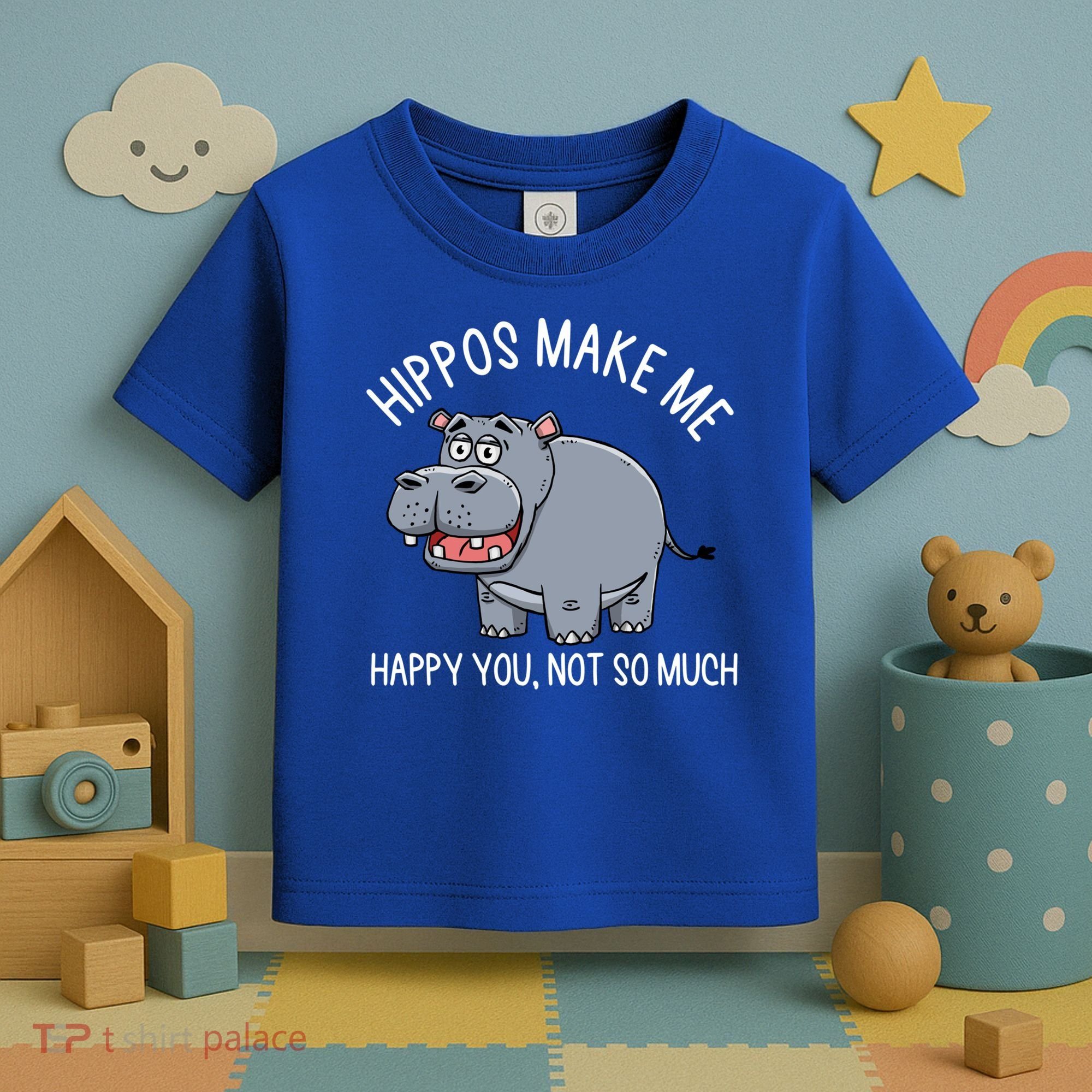 Hippopotamus Zookeeper Hippotology Hippo Lover Gift Toddler T-Shirt