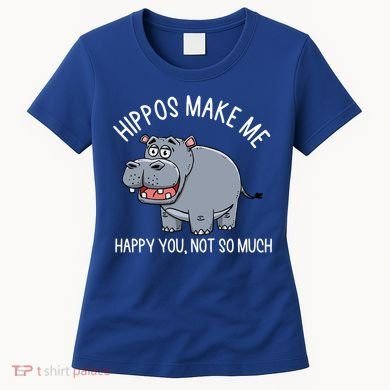 Hippopotamus Zookeeper Hippotology Hippo Lover Gift Women's T-Shirt
