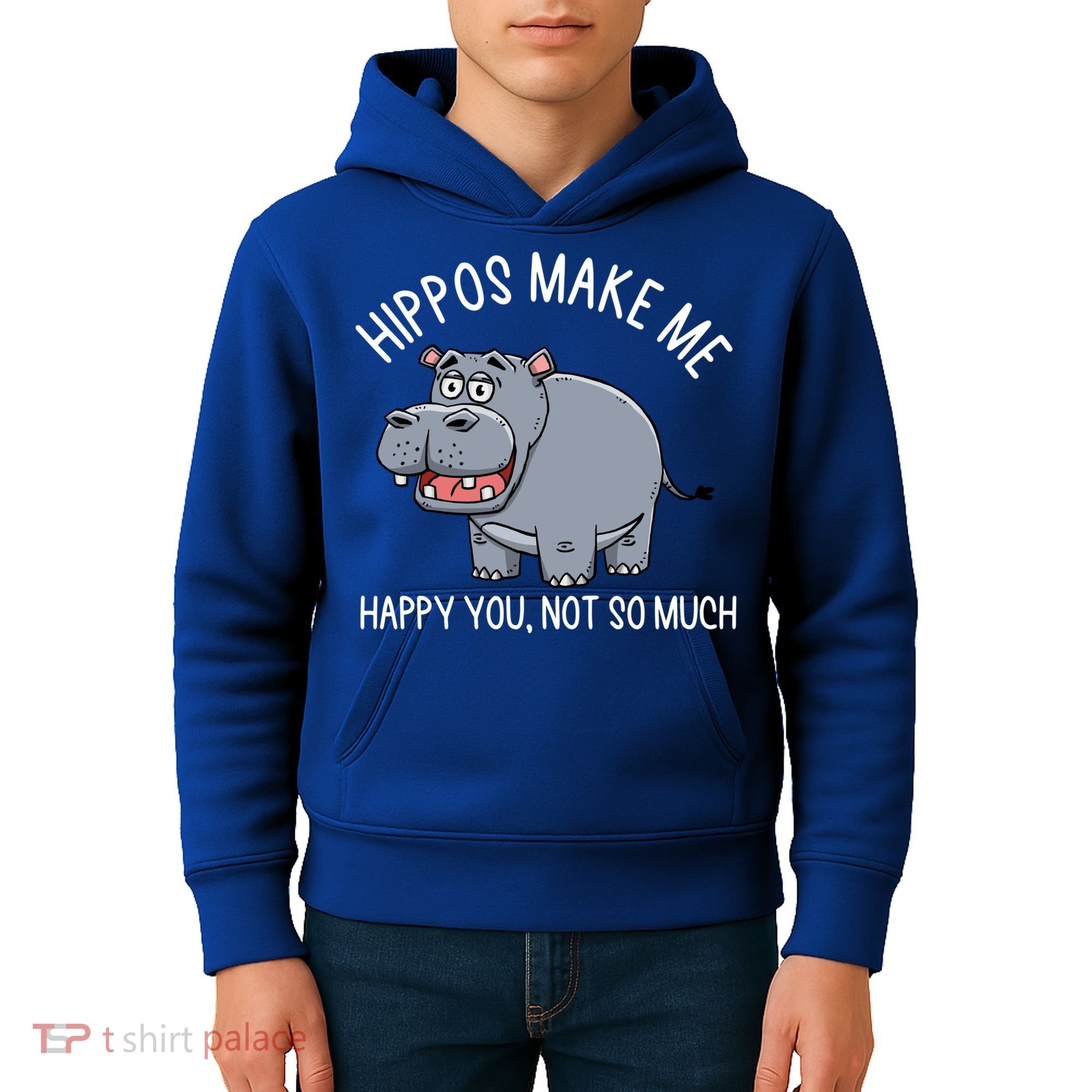 Hippopotamus Zookeeper Hippotology Hippo Lover Gift Kids Hoodie