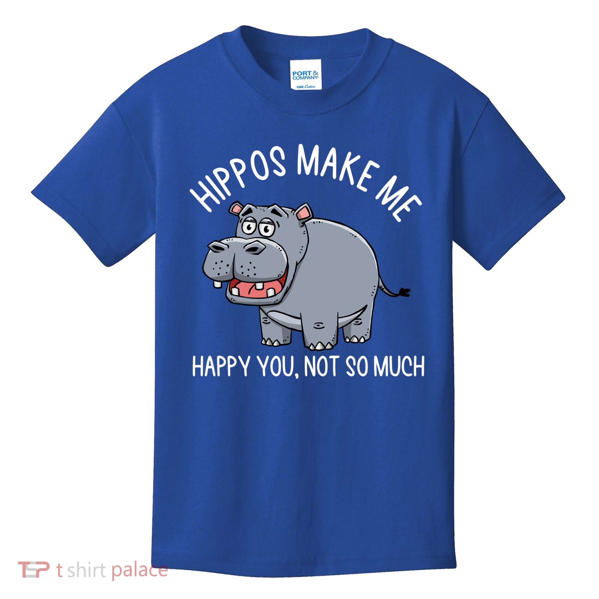 Hippopotamus Zookeeper Hippotology Hippo Lover Gift Kids T-Shirt