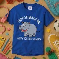 Hippopotamus Zookeeper Hippotology Hippo Lover Gift Kids T-Shirt thumb 3
