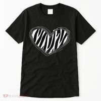 Heart Zebra Print For Zebra Lover Tall T-Shirt thumb 0