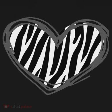 Heart Zebra Print For Zebra Lover Tall T-Shirt