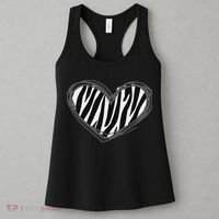 Heart Zebra Print For Zebra Lover Women's Tank Top thumb 3