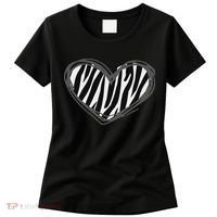 Heart Zebra Print For Zebra Lover Women's T-Shirt thumb 0