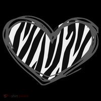 Heart Zebra Print For Zebra Lover Women's T-Shirt thumb 6
