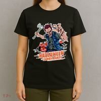 Halloween Zombie Party Pumpkin Patch Zombies Funny T-Shirt thumb 4