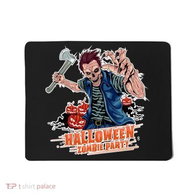 Halloween Zombie Party Pumpkin Patch Zombies Funny Mousepad