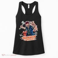 Halloween Zombie Party Pumpkin Patch Zombies Funny Women's Tank Top thumb 0