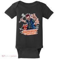 Halloween Zombie Party Pumpkin Patch Zombies Funny Baby Bodysuit thumb 0