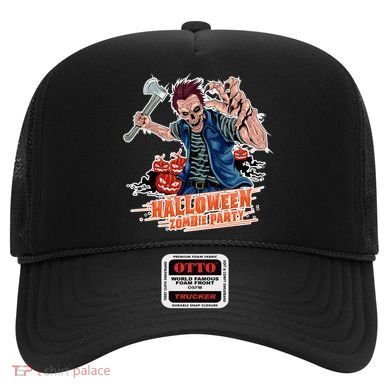 Halloween Zombie Party Pumpkin Patch Zombies Funny Hat