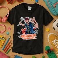 Halloween Zombie Party Pumpkin Patch Zombies Funny Kids T-Shirt thumb 3