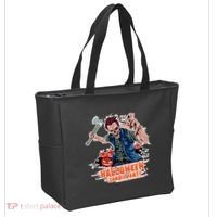Halloween Zombie Party Pumpkin Patch Zombies Funny Tote Bag thumb 2