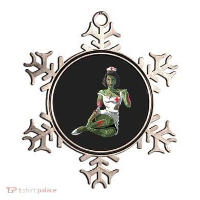 Halloween Zombie Pin Up Nurse Lady Gift Ornament