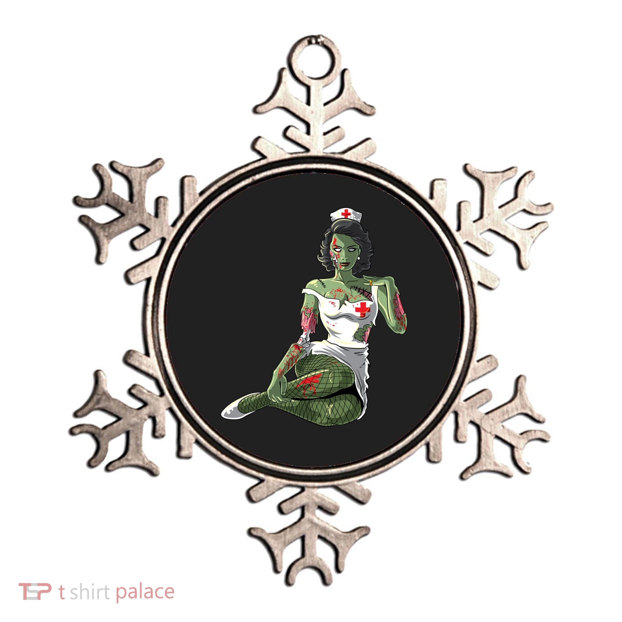 Halloween Zombie Pin Up Nurse Lady Gift Ornament