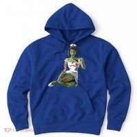 Halloween Zombie Pin Up Nurse Lady Gift Hoodie thumb 0