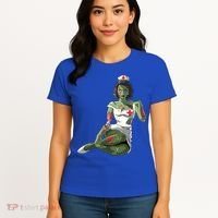 Halloween Zombie Pin Up Nurse Lady Gift Women's T-Shirt thumb 4