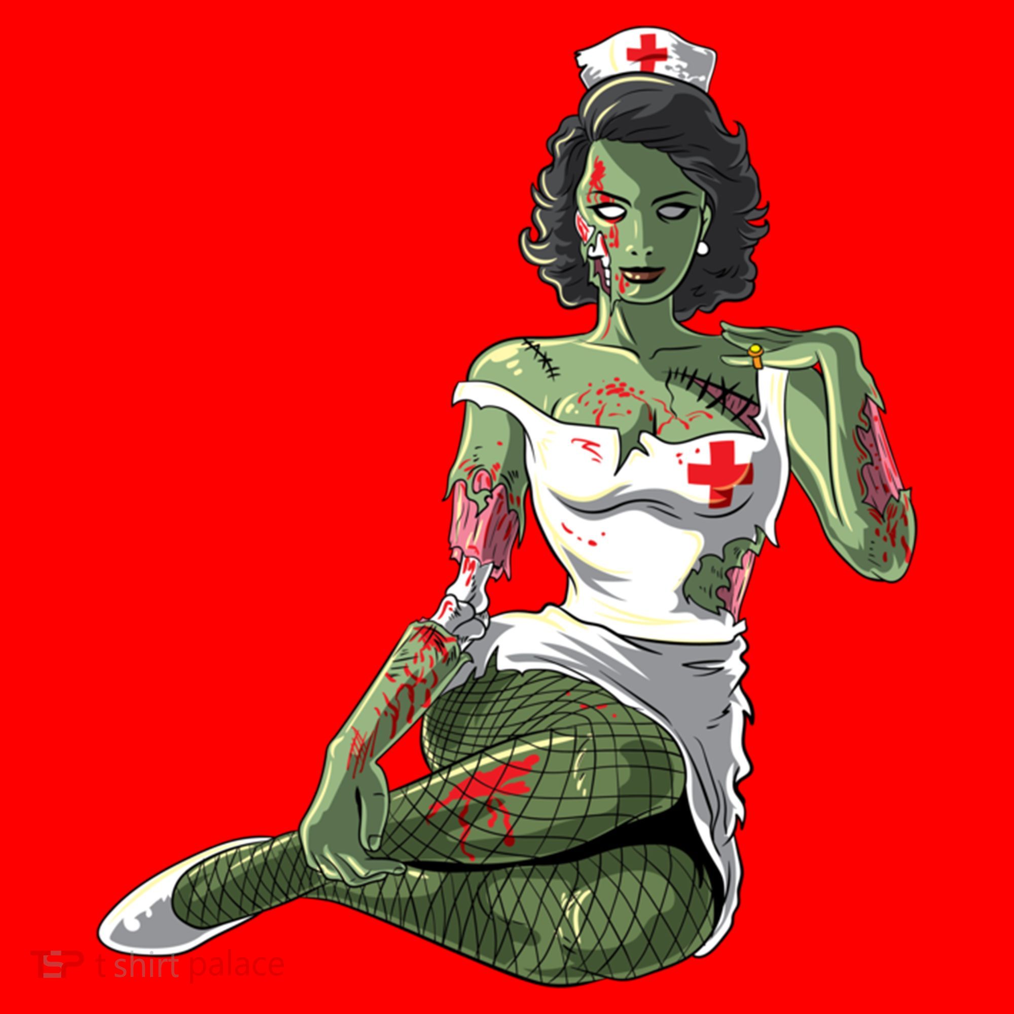 Halloween Zombie Pin Up Nurse Lady Gift Santa Hat