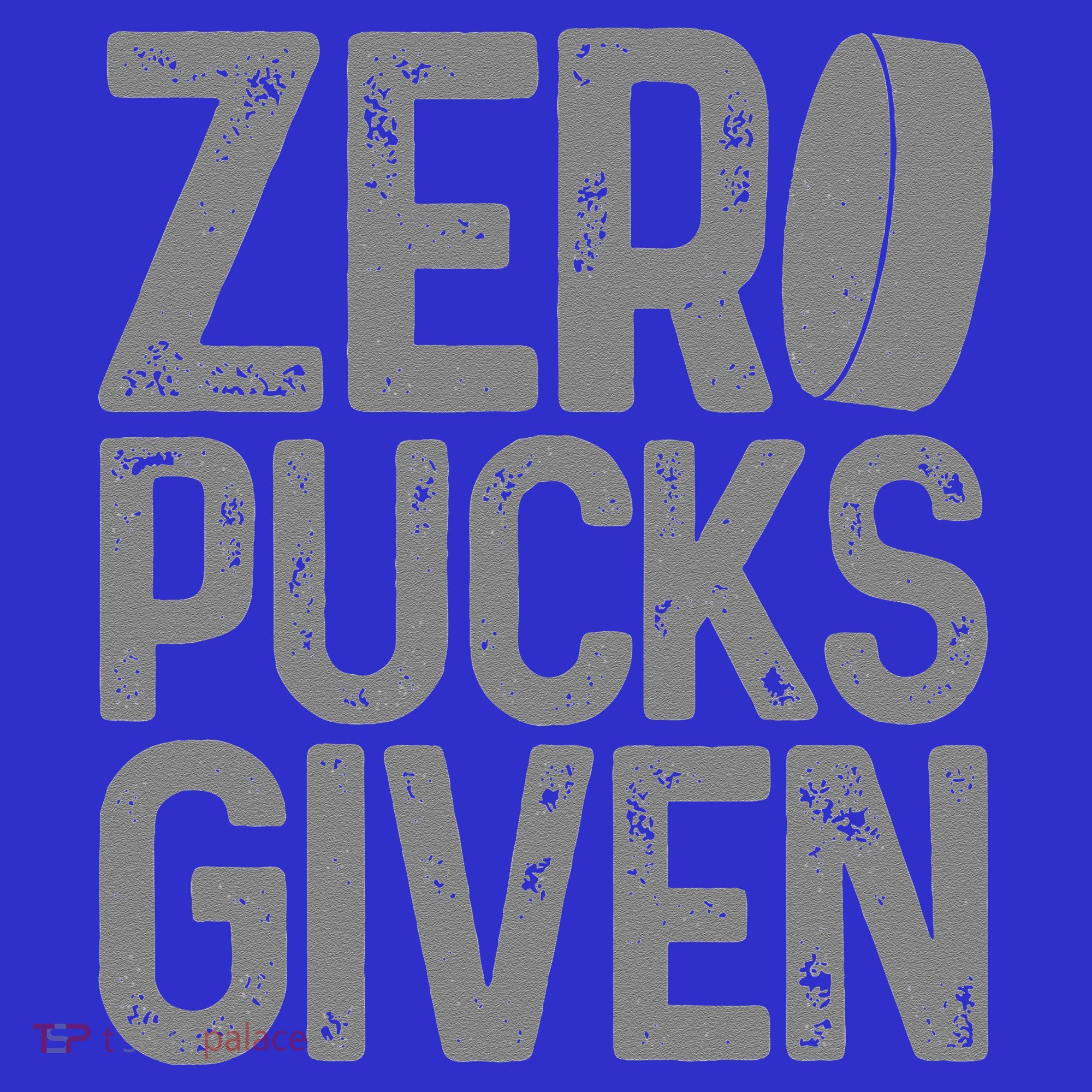 Hockey Zero Pucks Given Retro Hockey Player Goalie Sweatshirt