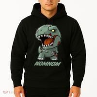 Halloween Zombie Trex NomNom Hoodie thumb 2