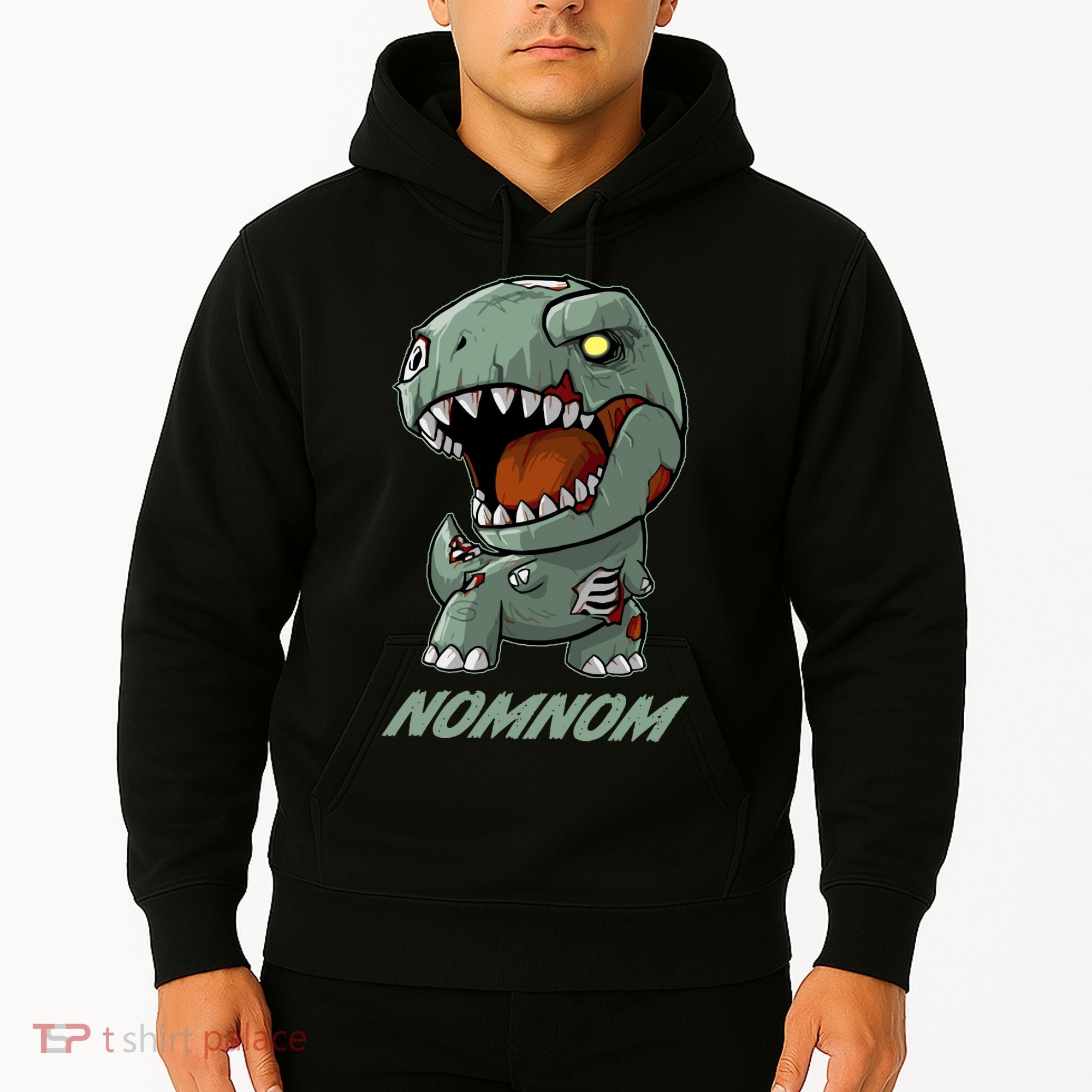 Halloween Zombie Trex NomNom Hoodie