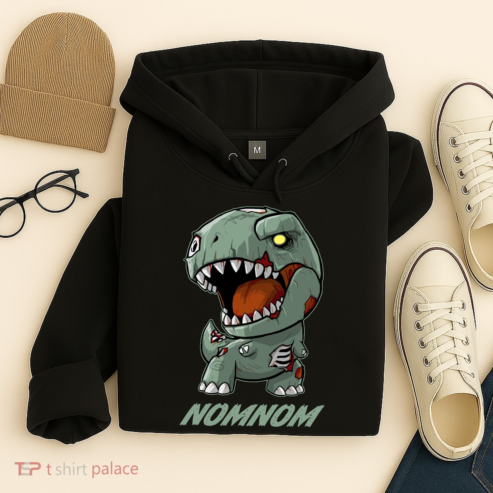 Halloween Zombie Trex NomNom Hoodie