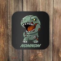 Halloween Zombie Trex NomNom Coaster thumb 0