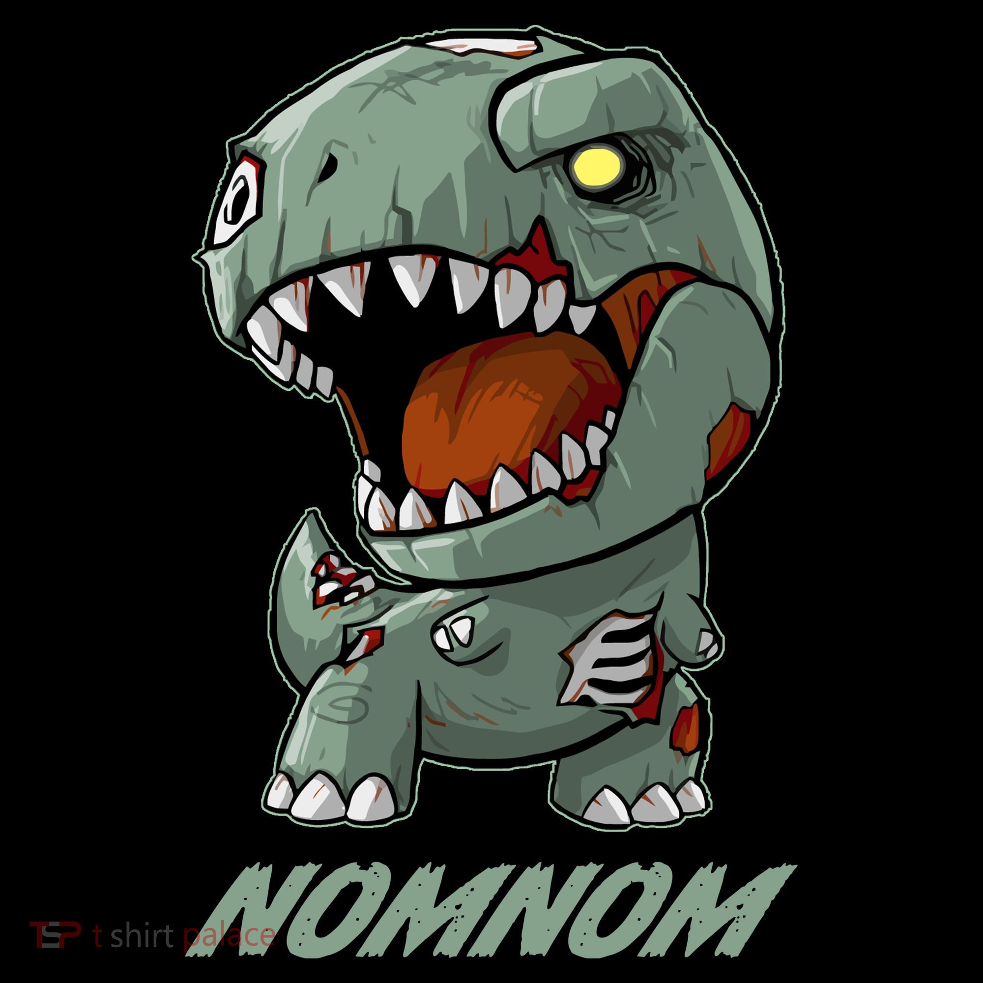 Halloween Zombie Trex NomNom Women's Hoodie