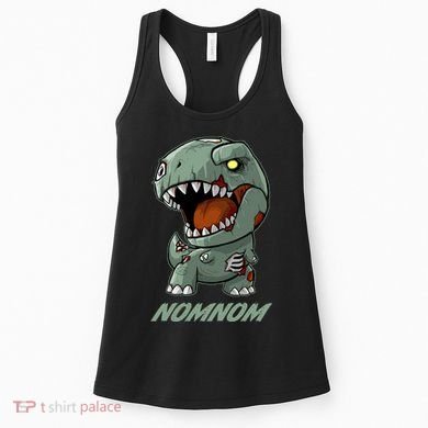 Halloween Zombie Trex NomNom Women's Tank Top