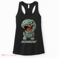 Halloween Zombie Trex NomNom Women's Tank Top thumb 0