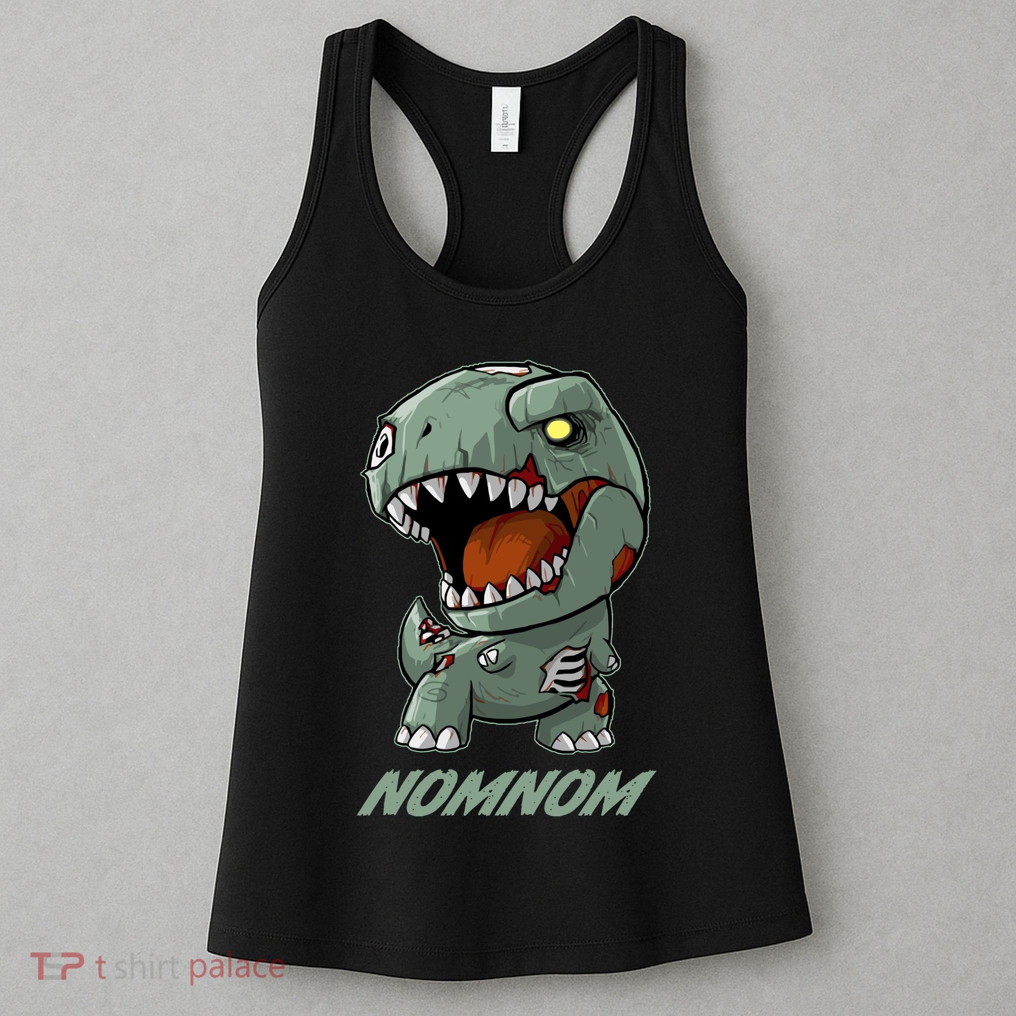 Halloween Zombie Trex NomNom Women's Tank Top