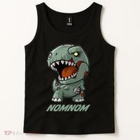 Halloween Zombie Trex NomNom Tank Top thumb 2