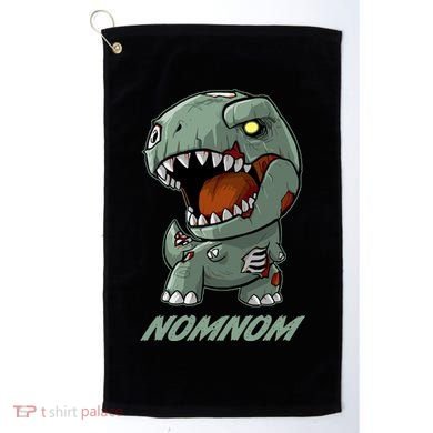 Halloween Zombie Trex NomNom Golf Towel
