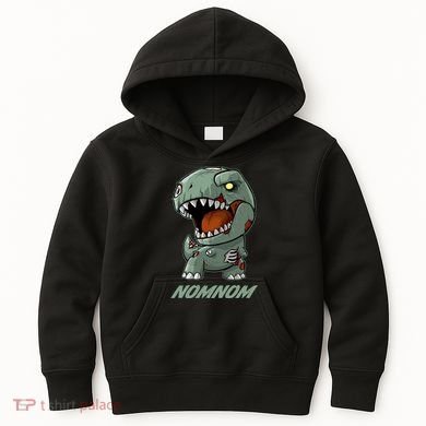 Halloween Zombie Trex NomNom Kids Hoodie